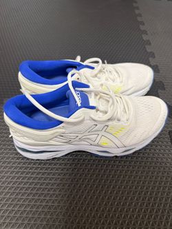 Asics Gel Kayano 24 Running Training Shoes Women's Size 7.5 White Blue T799N
