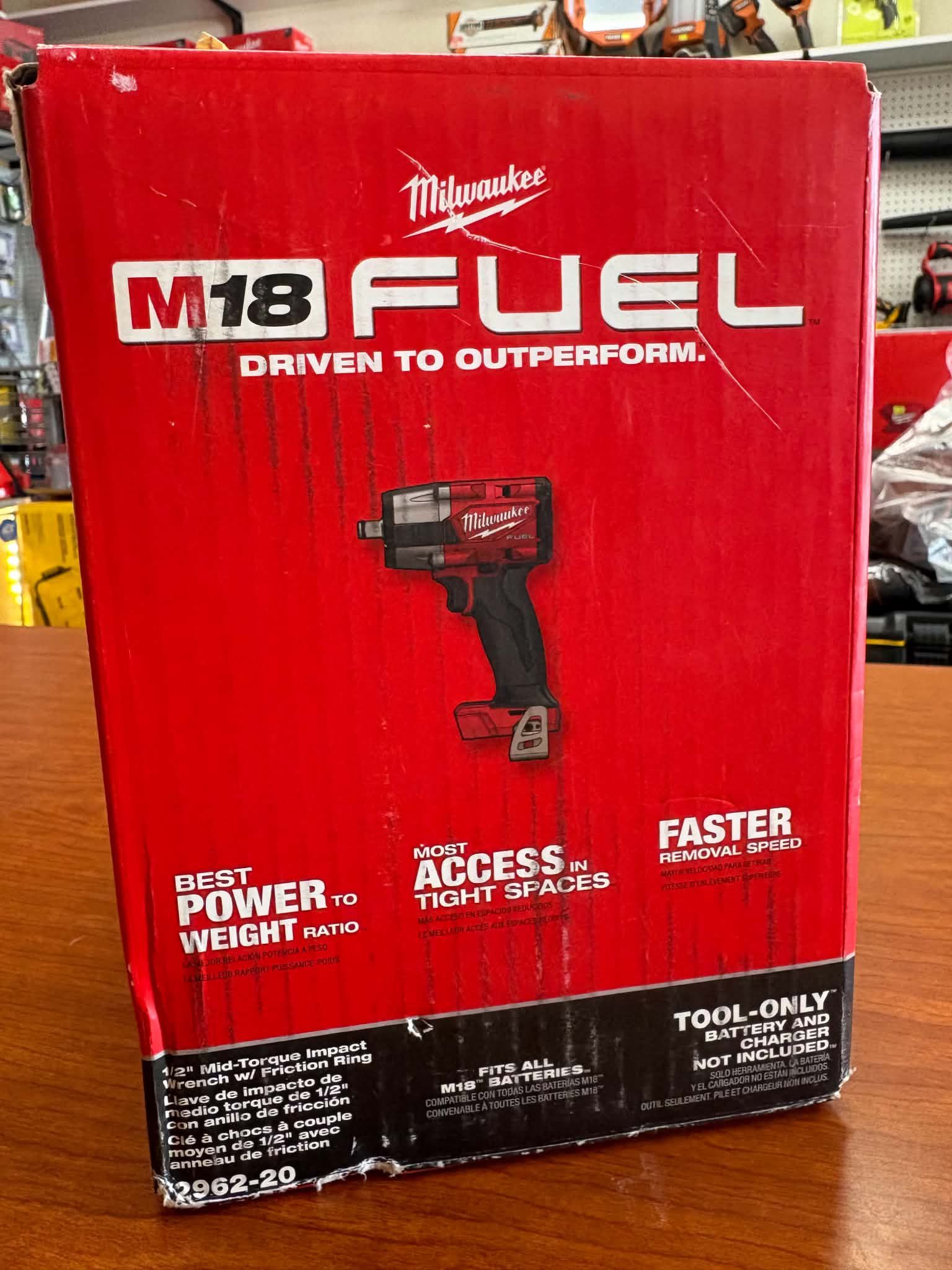 Milwaukee new 1/2" mid impact wrench fuel