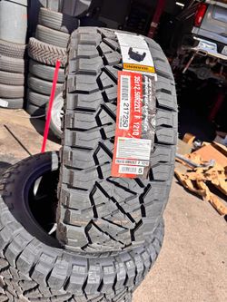 35x12.50R22 Nitto Ridge Grappler LT 12 ply new 4 tires 35” 22” llantas Finance Available