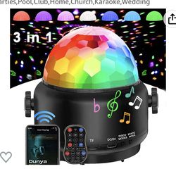 Disco lights Bluetooth Speaker, USB Party Lights Sound