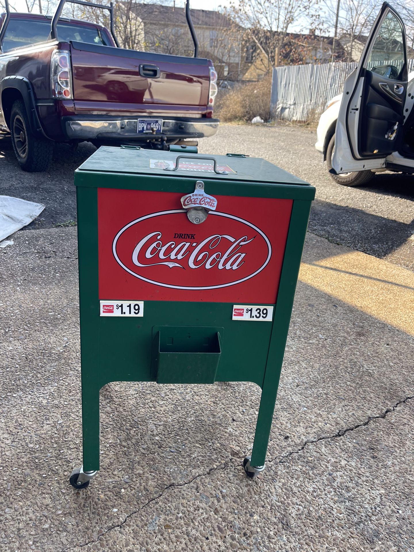 Antique 1930s Coca Cola Cooler