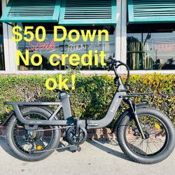 **Brand New Cargo Passenger All Terrain Folding E-Bike for Sale!**