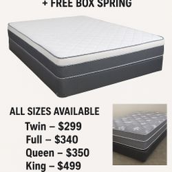 ✅ Special Queen Jumbo 14 To 16 Inch- Double Sides + Free Box Spring / Same Day Deliver