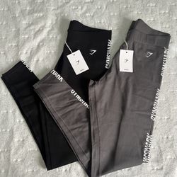 New Womens Gymshark Cotton Leggings