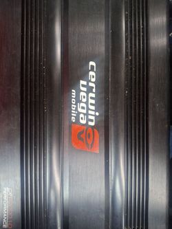 Cerwin vega mono amp.