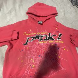 Spider Hoodie Pink