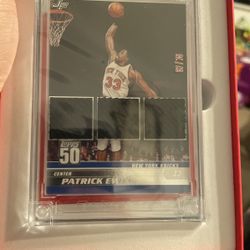 Patrick Ewing 33/75 Triple Shooting Shirt Swatch