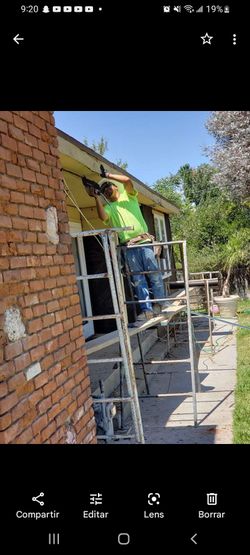 Ago De Diferentes Trabajos Plaster Pintura Parches Smooth Finech Todo Relacionado Con Construction 