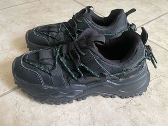 Black and Green Chunky Shoe