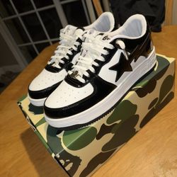 Bapesta Black And white 
