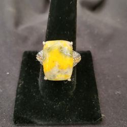 Bumblebee Jasper Ring