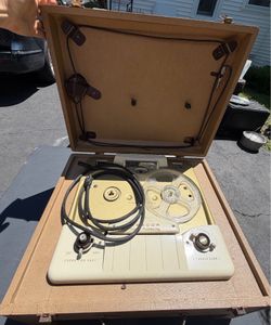 Vintage Webcor LP2792-1 Reel to Reel Tube Tape Recorder Untested