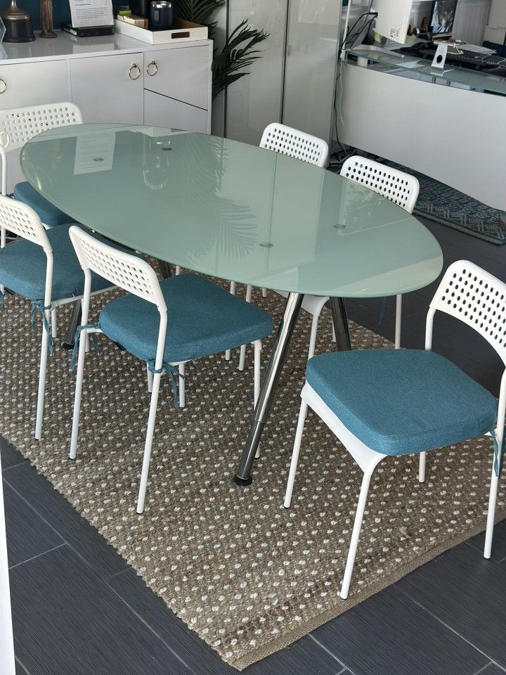 6 Chairs Office Dining Table / Conference Table
