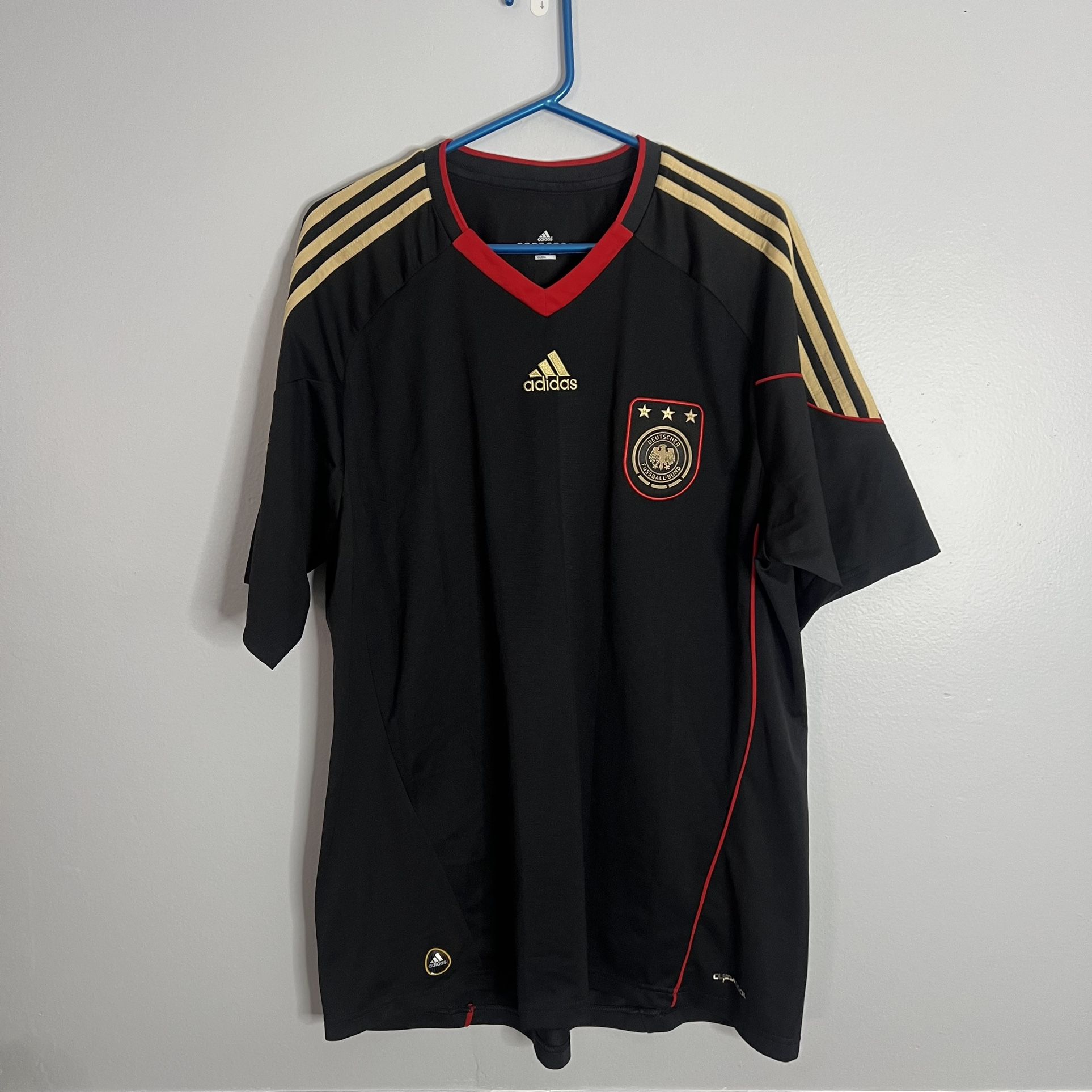 Germany National Team Jersey Mens XL Black Adidas 2010 2011 Football