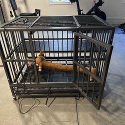 38 inch Heavy Duty Indestructible Dog Crate