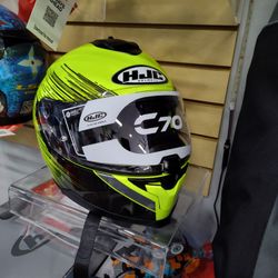 Motorcycle High Visibility Safety Helmet Brand New DOT ECE Approved Size Large