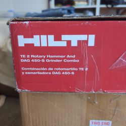 Hilti Roto-Hammer Angle Grinder Combo