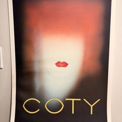 Vintage 1980 Coty by Charles Loupot Art Print Lithograph Poster