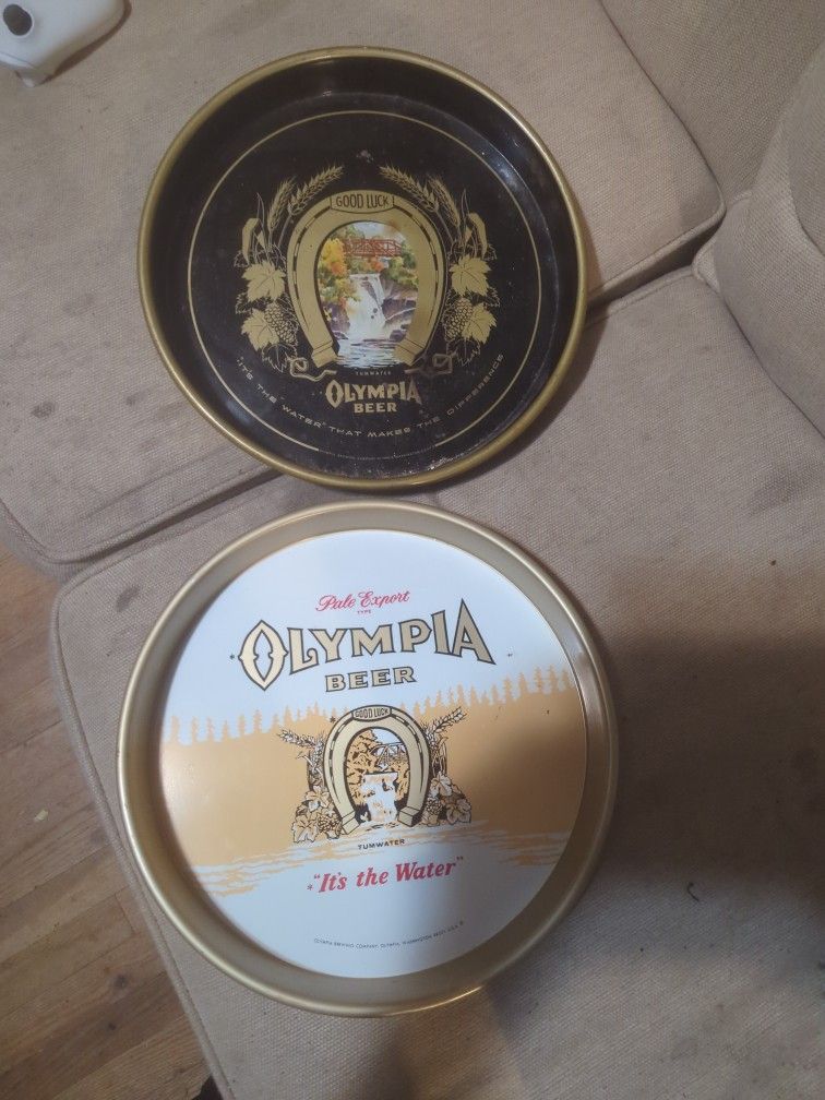 Olympia Beer Trays