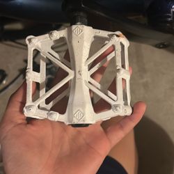 All White Pedals