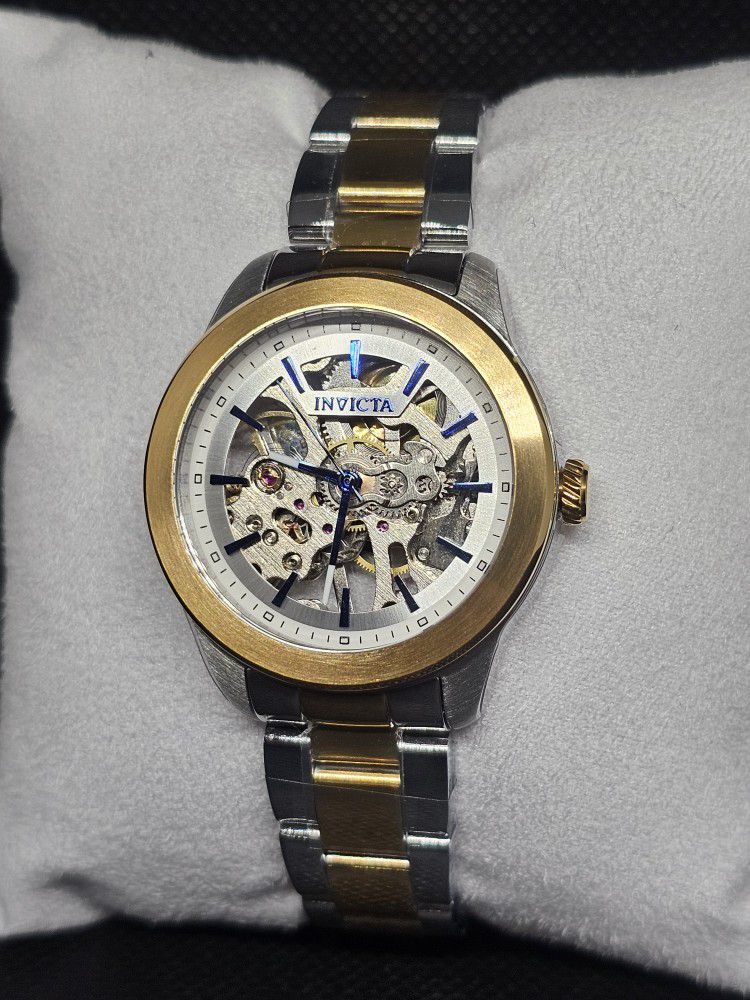NEW AUTHENTIC Invicta Vintage Mechanical Women's Watch - 34mm, Steel, Gold