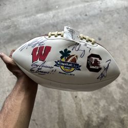 Football With Signatures 