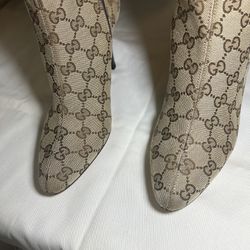 Gucci Women's Metallic Over-The-Knee Boots
