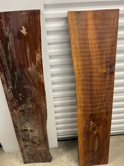 Live Edge Walnut Slabs – Set of 2