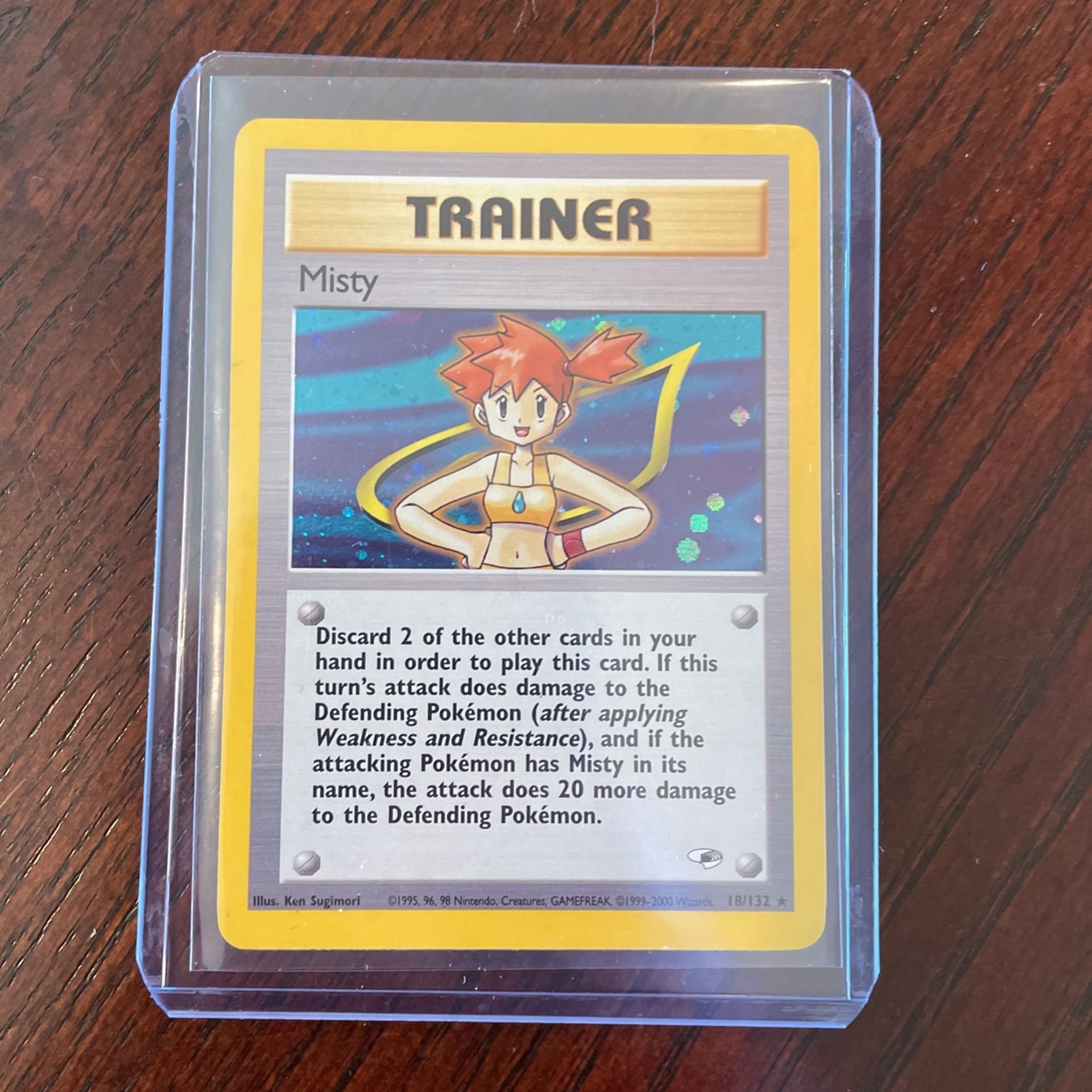 Pokmon Misty Holo Trainer Card 18/132 - joarbit.com