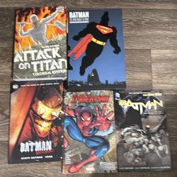 Hardcover and trade paperback Comics n Manga
