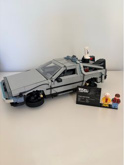 LEGO Icons Back to the Future Time Machine (10300) – Built Display Model
