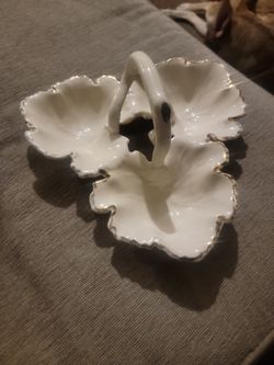 Porcelain Triple Side Dish