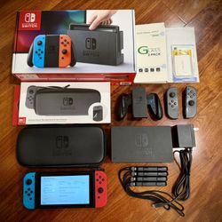 Nintendo Switch with Accessories - Like New