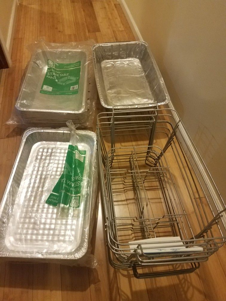 Wire Chafing Stands And Steam Table Pans 