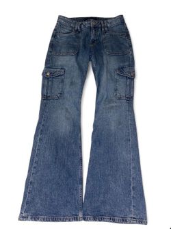 Aeropostale mid rise flare jeans