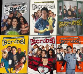 SCRUBS - 6 seasons of the original series on DVD.