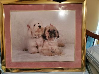 $20.00 Large beautiful Dog lovers pic. I
