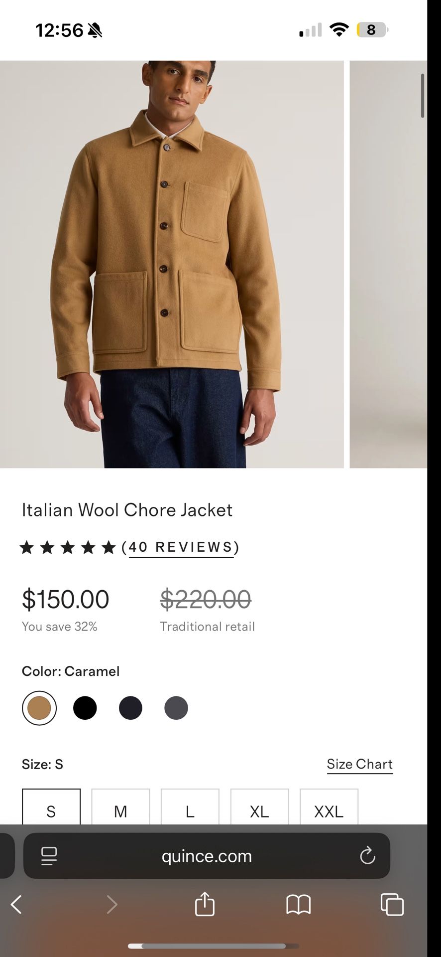 Quince Italian Wool Chore Jacket