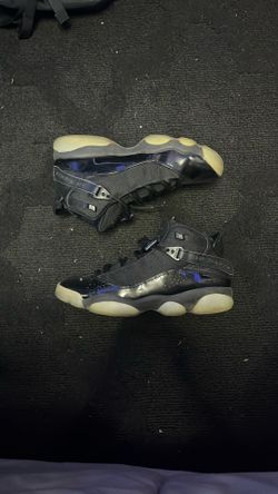 Black Jordan 6 Rings Size 9.5