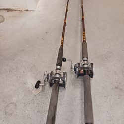 Used 92 Deep Sea Pole With Penn 450h Reel for Sale in Oviedo, FL - OfferUp