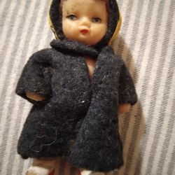 Small German Rubber Jointed Doll Vintage