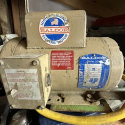 Baldor Single Phase 1.5HP Farm Duty Motor