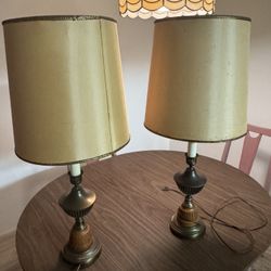 Vintage Table Lamps – Set of 2