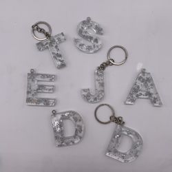 Resin Letter Keychains