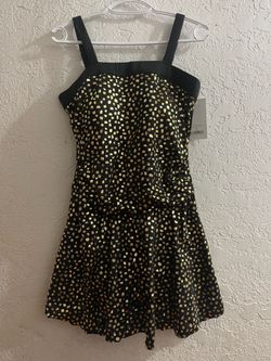 Swimsuit with Gold Dot Print Size 12, 14, 16