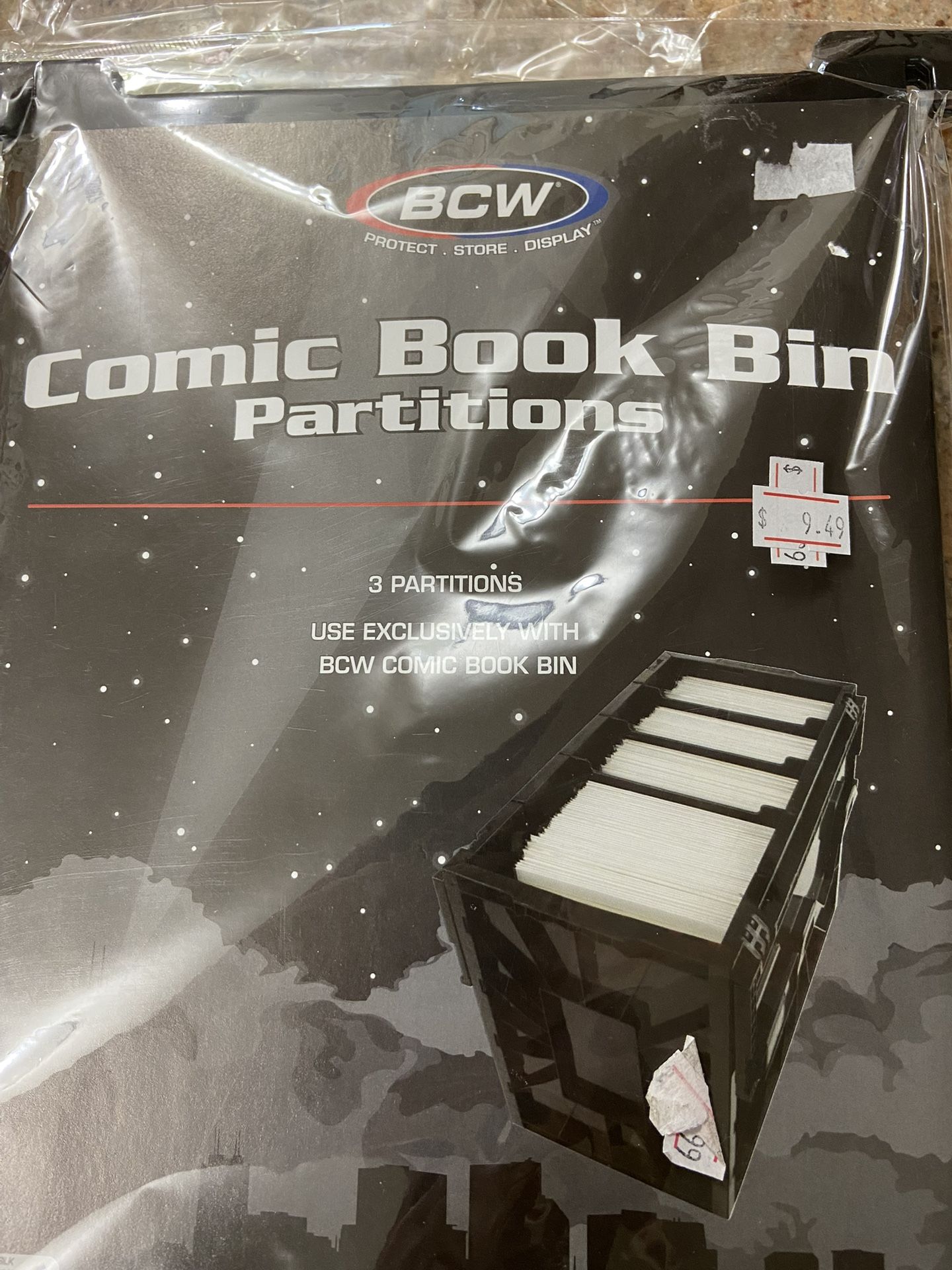 Comic Book Box Partitions