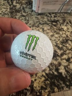 Monster Energy Logo Golf Ball