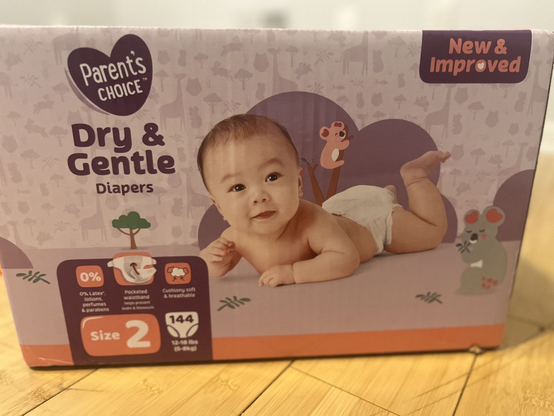 Parents Choice Diapers -Size 2