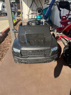 Ram truck for toddler with remote control
