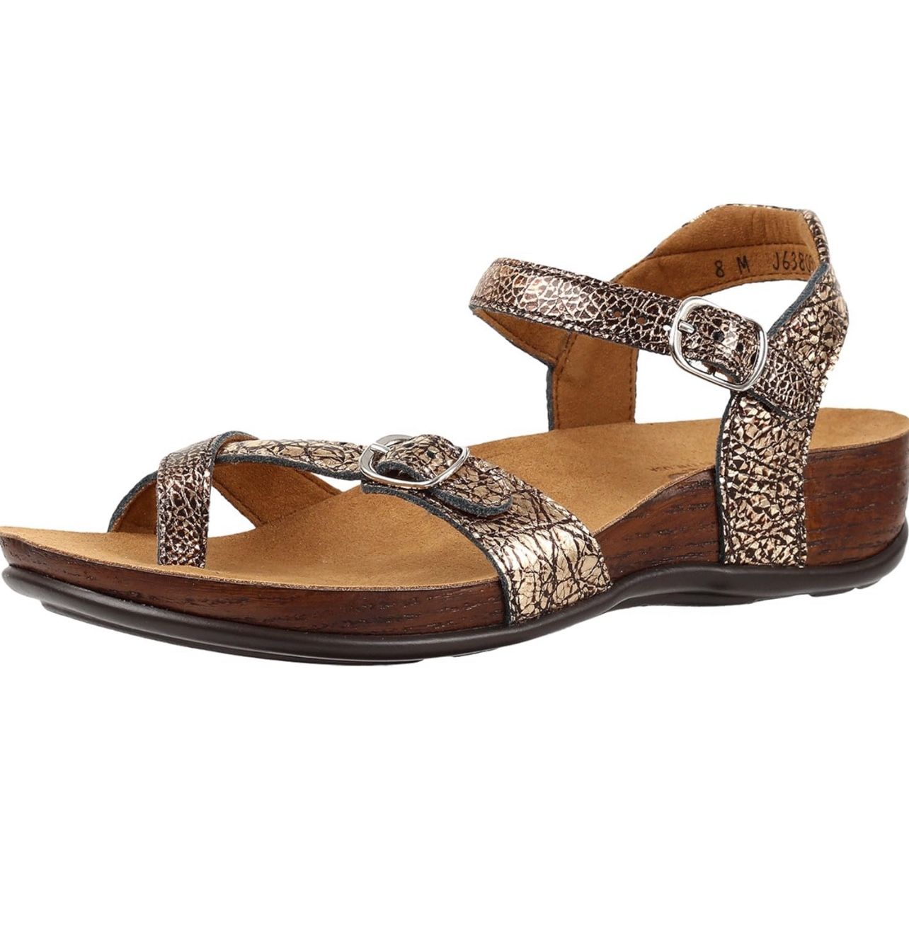 SAS Pampa Comfort Toe Loop Sandal Fantasia 10 W - Wide (C)